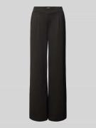 B.Young Wide Leg Stoffhose mit Bundfalten Modell 'Rizetta' in black in...