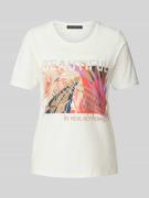 Betty Barclay T-Shirt mit Motiv-Print in Weiss, Größe 46