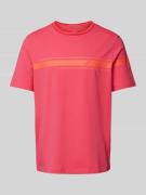 Joy T-Shirt mit Kontrastbesatz in Pink, Größe 48