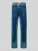 REVIEW Jeans mit weitem Bein in Dunkelblau, Größe 28
