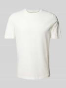 s.Oliver RED LABEL T-Shirt mit Label-Print in Offwhite, Größe S