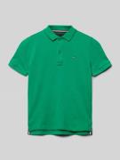 Tommy Hilfiger Kids Poloshirt mit Logo-Stitching in Gruen, Größe 104