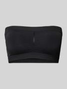 Magic Bodyfashion Bandeau-Top in unifarbenem Design in Black, Größe L