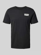 Levi's® T-Shirt mit Label-Print in Black, Größe XS