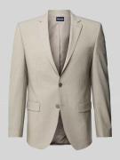 HECHTER PARIS Slim Fit Sakko mit Brustleistentasche in Beige, Größe 25