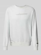 The Hundreds Sweatshirt mit Label-Stitching Modell 'Bar' in Hellgrau, ...