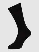Falke Socken mit elastischen Rippenbündchen Modell 'Family SO' in Blac...