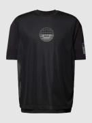 Balr. Oversized T-Shirt mit Mesh Modell 'Joey' in Black, Größe XL