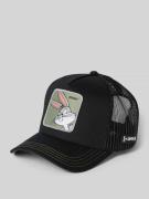 Capslab Trucker Cap mit Motiv-Badge Modell 'Bunny' in Black, Größe One...