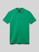 Tommy Hilfiger Teens Poloshirt mit Logo-Stitching in Gruen, Größe 128