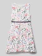 Happy Girls Minikleid mit floralem Muster in Ecru, Größe 92