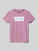 Levi’s® Kids T-Shirt mit Logo-Print in Mauve, Größe 152