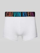 Calvin Klein Underwear Trunks mit elastischem Label-Bund in Weiss, Grö...