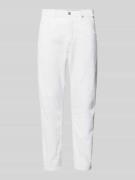 GABBA Tapered Fit Jeans mit Label-Detail Modell 'Alex' in Weiss, Größe...
