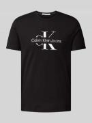 Calvin Klein Jeans T-Shirt mit Logo-Print in Black, Größe S