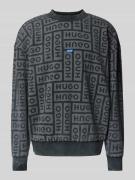 Hugo Blue Sweatshirt  Modell 'Nenry' in Anthrazit, Größe S