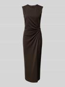 Weekend Max Mara Midikleid in unifarbenem Design Modell 'LOCUSTA' in D...