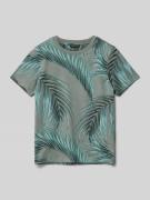 CARS JEANS T-Shirt mit Motiv-Print Modell 'Torro' in Graphit, Größe 16...