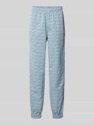 PUMA PERFORMANCE Sweatpants mit Allover-Muster in Hellblau, Größe M