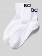 BOSS Socken mit Label-Stitching im 2er-Pack in Weiss, Größe 35/38