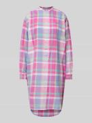 Polo Ralph Lauren Hemdblusenkleid mit Maokragen in Pink, Größe 34