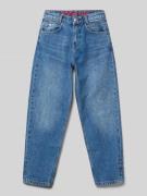 HUGO Jeans mit Label-Detail in Blau, Größe 152