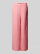 (The Mercer) N.Y. Leinenhose in unifarbenem Design in Pink, Größe 38