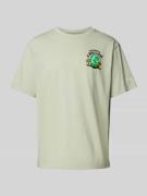 CHAMPION T-Shirt mit Label-Print Modell 'ECO FUTURE CIROLAR' in Khaki,...