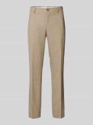 SELECTED HOMME Slim Fit Stoffhose mit Webmuster Modell 'OASIS' in Sand...