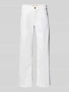 Cambio Regular Fit Jeans mit verkürzter Beinlänge Modell 'TESS' in Wei...