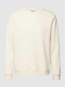Balr. Regular Fit Sweatshirt mit Label-Detail in Offwhite, Größe M