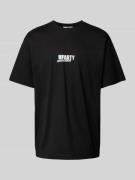 Vertere T-Shirt mit Label-Print Modell 'INVITE' in Black, Größe S