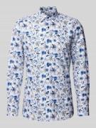 OLYMP Level Five Body Fit Business-Hemd mit floralem Print Modell 'Tav...