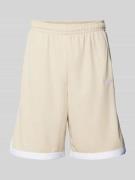 Pegador Loose Fit Basketballshorts mit Label-Stitching in Sand, Größe ...