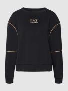EA7 Emporio Armani Sweatshirt mit kontrastivem Besatz Modell 'FELPA' i...