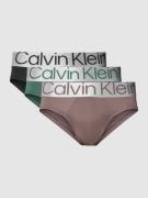 Calvin Klein Underwear Slip mit elastischem Logo-Bund im 3er-Pack in G...