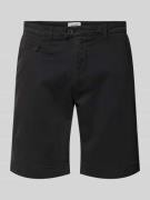 Casual Friday Chino-Shorts mit Eingrifftaschen in Black, Größe S