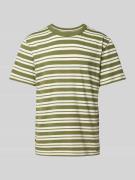ANERKJENDT T-Shirt mit Streifenmuster Modell 'AKKIKKI' in Gruen, Größe...