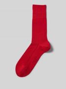 Falke Socken in melierter Optik in Rot, Größe 41/42