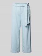 Marc Cain Jeans mit Bindegürtel Modell 'Washington' in Bleu, Größe 36