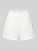 Vero Moda High Waist Shorts mit Strukturmuster Modell 'NATALI' in Weis...