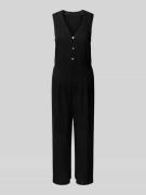Vero Moda Jumpsuit mit kurzer Knopfleiste Modell 'MYMILO' in Black, Gr...