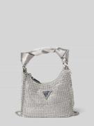 Guess Handtasche mit Ziersteinbesatz Modell 'LUA' in Silber, Größe One...