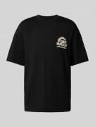 Jack & Jones T-Shirt mit Statement-Print Modell 'MYKONOS' in Black, Gr...