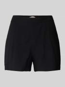 Only High Waist Shorts mit Bundfalten Modell 'MAGO LIFE' in Black, Grö...