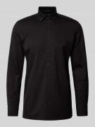 OLYMP Modern Fit Business-Hemd mit Kentkragen in Black, Größe 41