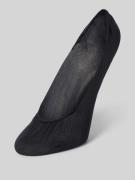 camano Füßlinge mit elastischem Bund im 2er-Pack in Black, Größe 35/38