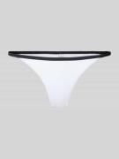 Calvin Klein Underwear Bikini-Hose in Two-Tone-Machart in Weiss, Größe...