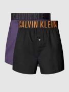 Calvin Klein Underwear Boxershorts mit elastischem Logo-Bund im 2er-Pa...