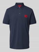 HUGO Regular Fit Poloshirt mit Label-Patch Modell 'Dereso' in Marine, ...